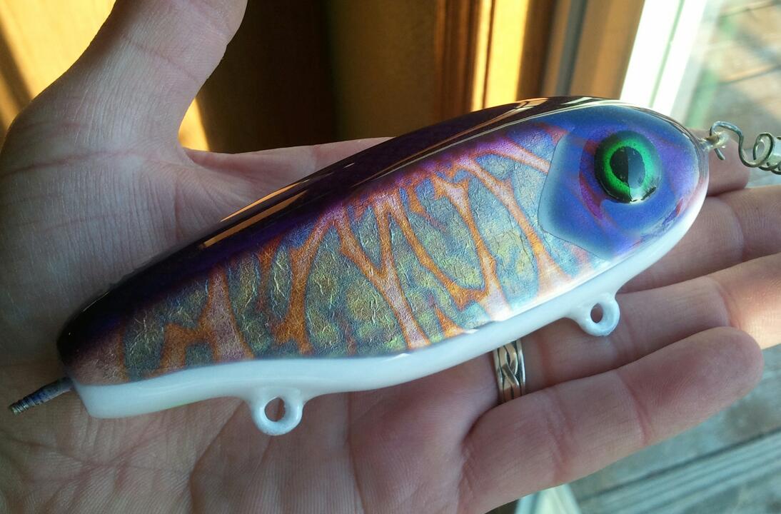 MuskieFIRST  Doing Foil Baits » Basement Baits and Custom Lure Painting »  More Muskie Fishing