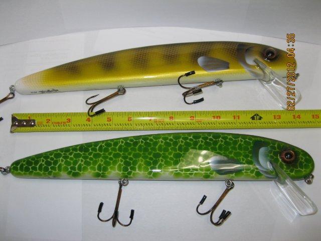 MuskieFIRST  Couple of new one's » Basement Baits and Custom Lure Painting  » More Muskie Fishing