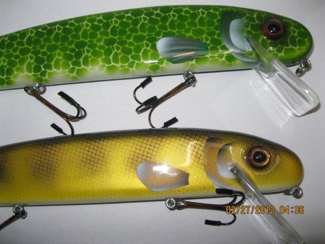 MuskieFIRST  Some More Baits! » Basement Baits and Custom Lure Painting »  More Muskie Fishing