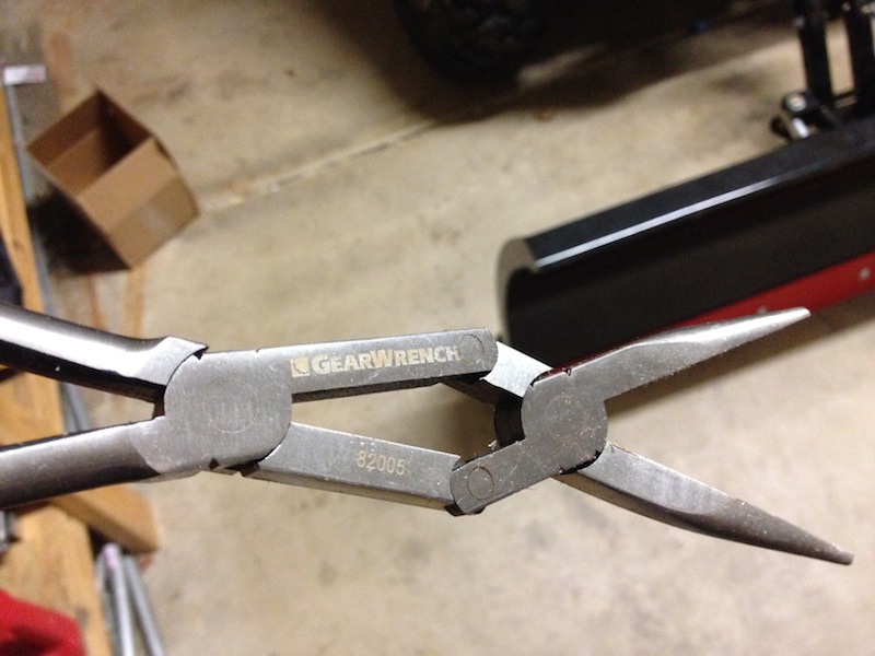 Boone Stainless Steel Bent Long Nose Pliers