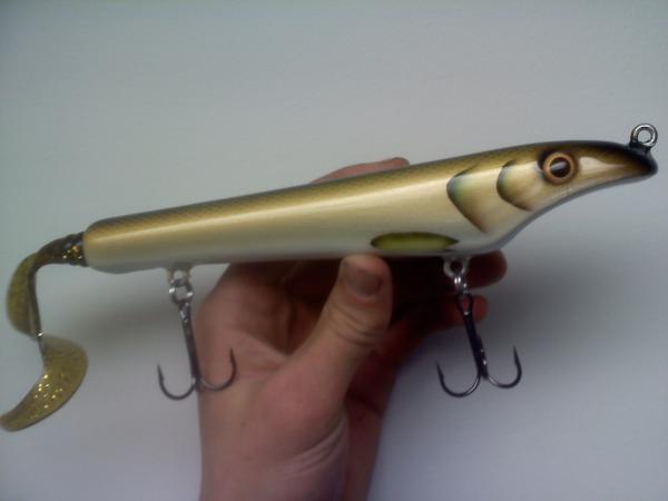 MuskieFIRST  BIG lures - 14 inch plus baits question » Basement Baits and  Custom Lure Painting » More Muskie Fishing