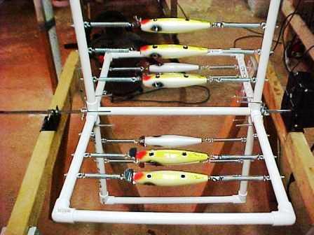 MuskieFIRST  Drying Rack » Basement Baits and Custom Lure Painting » More  Muskie Fishing