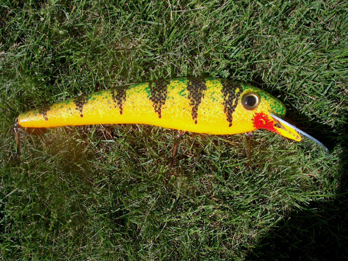 Vintage Ed Latiano READY EDDY Custom Musky Jerk Bait Muskie Fishing Lure 