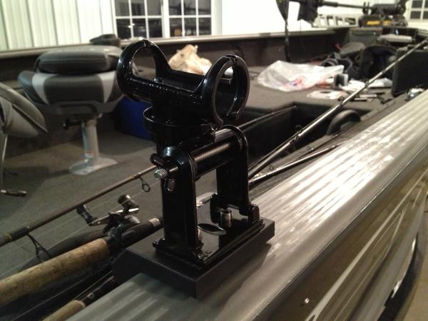 MuskieFIRST  Lund pro guide rod holder question » Muskie Boats and Motors  » Muskie Fishing