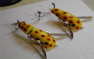 Vintage Ed Latiano READY EDDY Custom Musky Jerk Bait Muskie